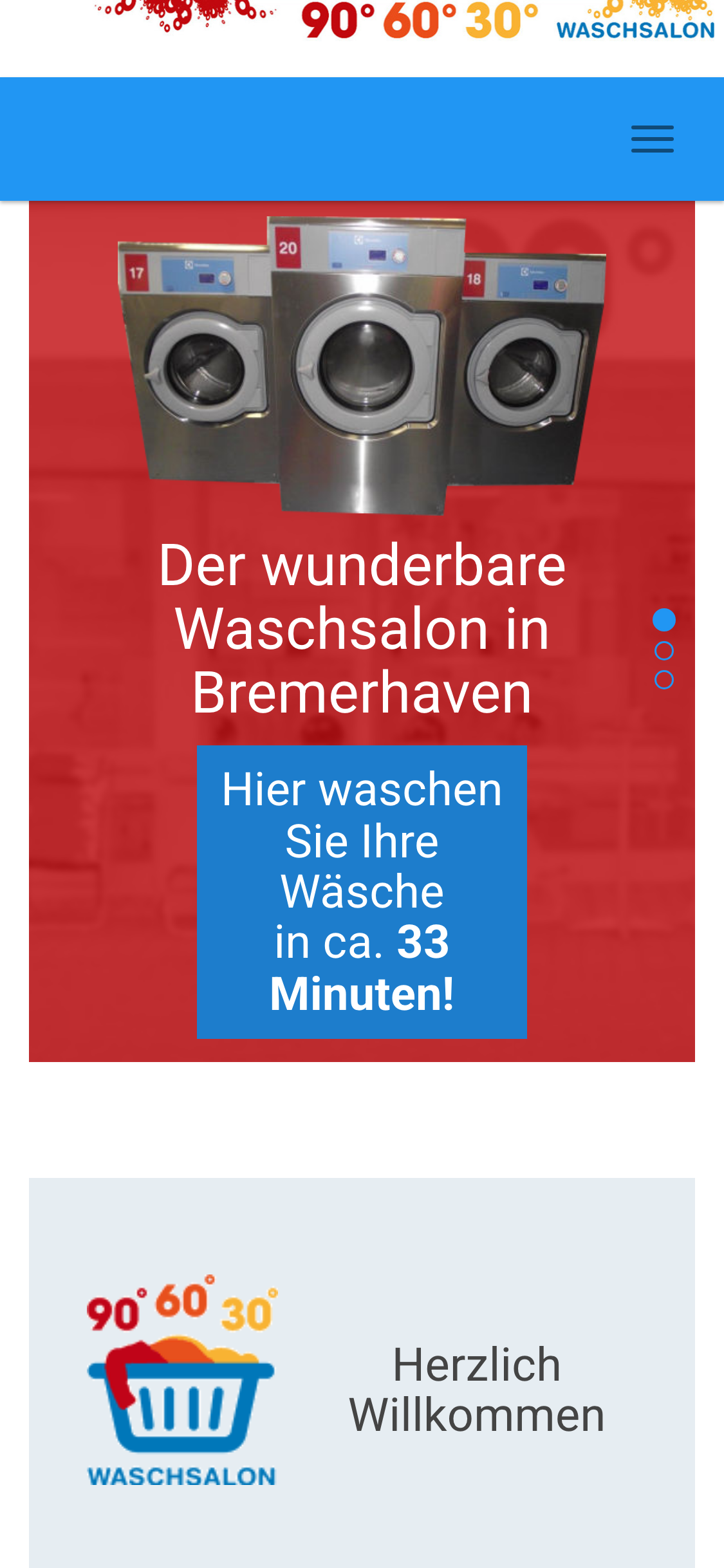 90° 60° 30° Waschsalon